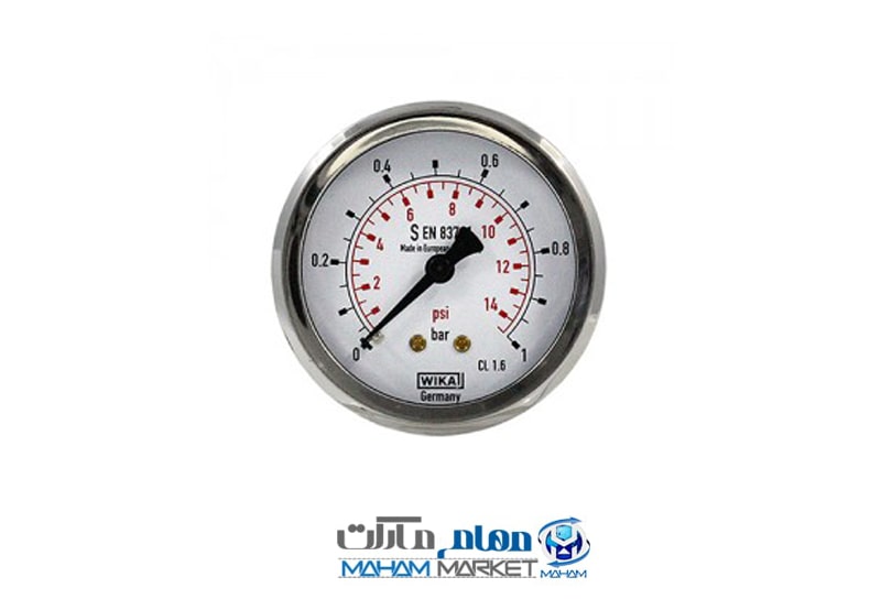 0-1-min مانومتر ویکا استیل صفحه 6 سانتی متری افقی