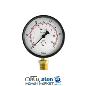 مانومتر ویکا مشکی صفحه 10 سانتی متری عمودی