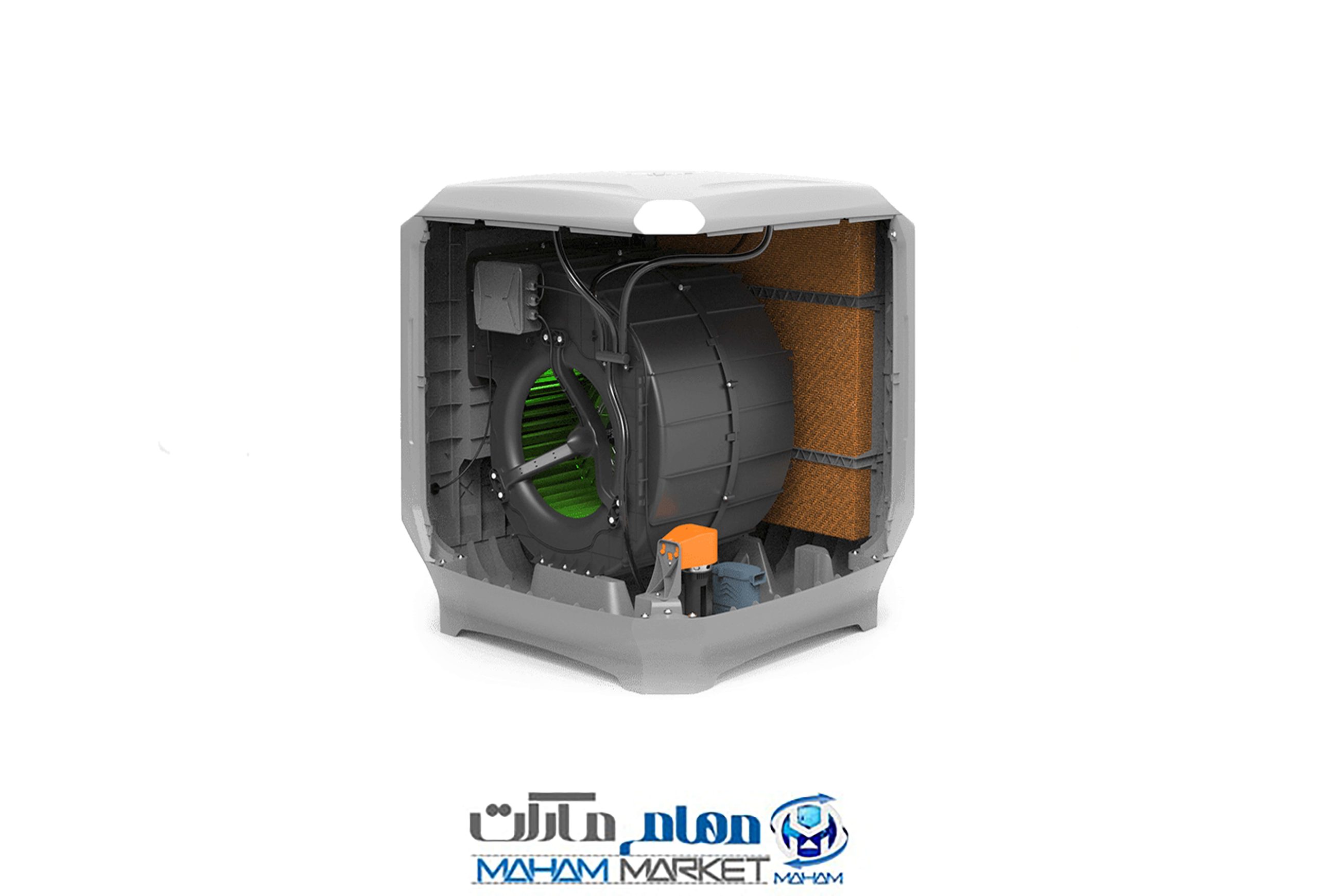 کولر پلیمری ایرومکس مدل AIR O MAX AM6000 (بالا زن) کولر پلیمری ایرومکس مدل AIR O MAX AM6000 (بالا زن)-1