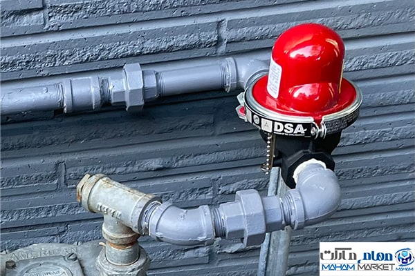 شیر قطع گاز حساس به زلزله