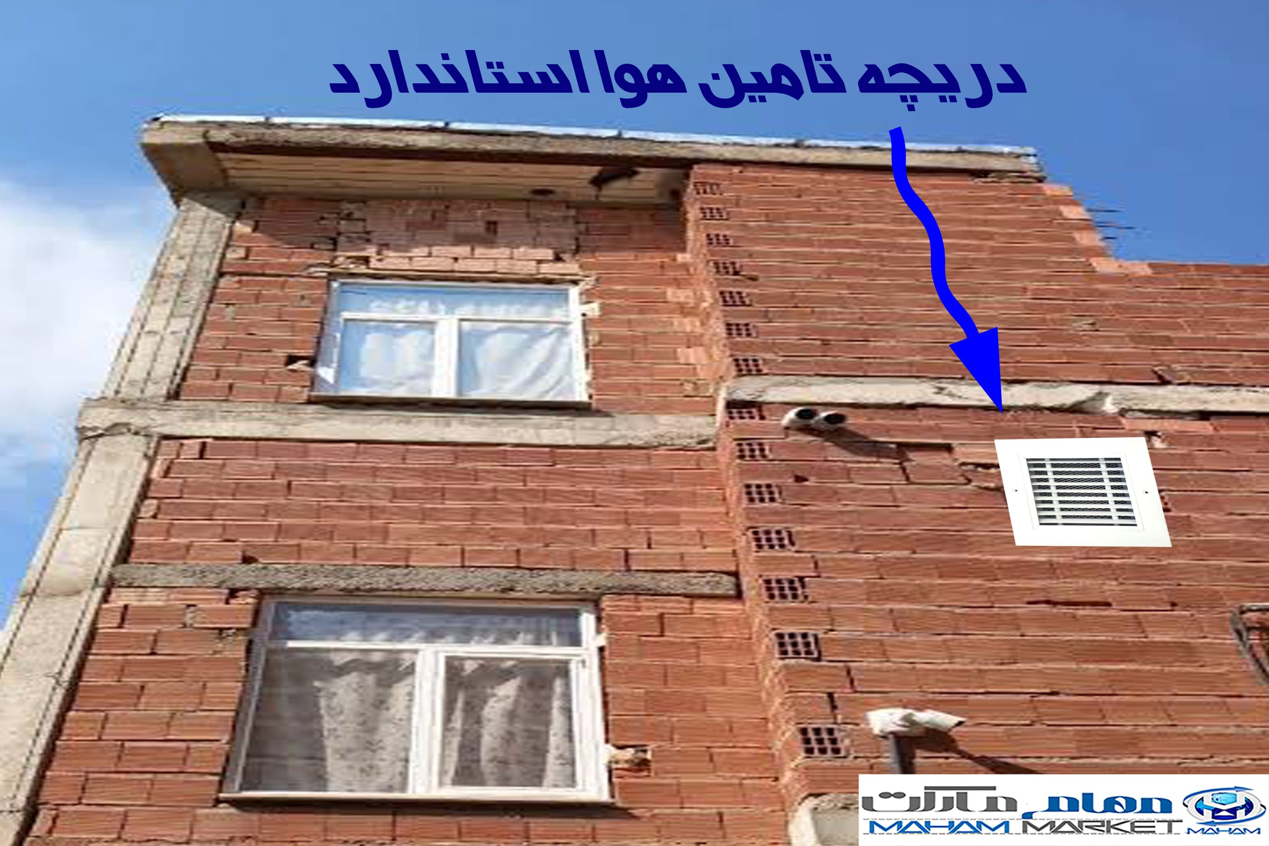 قیمت دریچه تامین هوا گرد.3