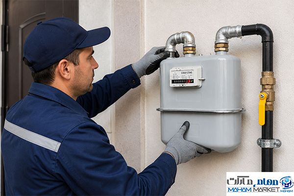 نصب و بررسی کنتور گاز خانگی