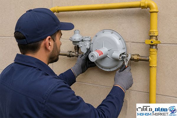 نصب رگولاتور گاز خانگی